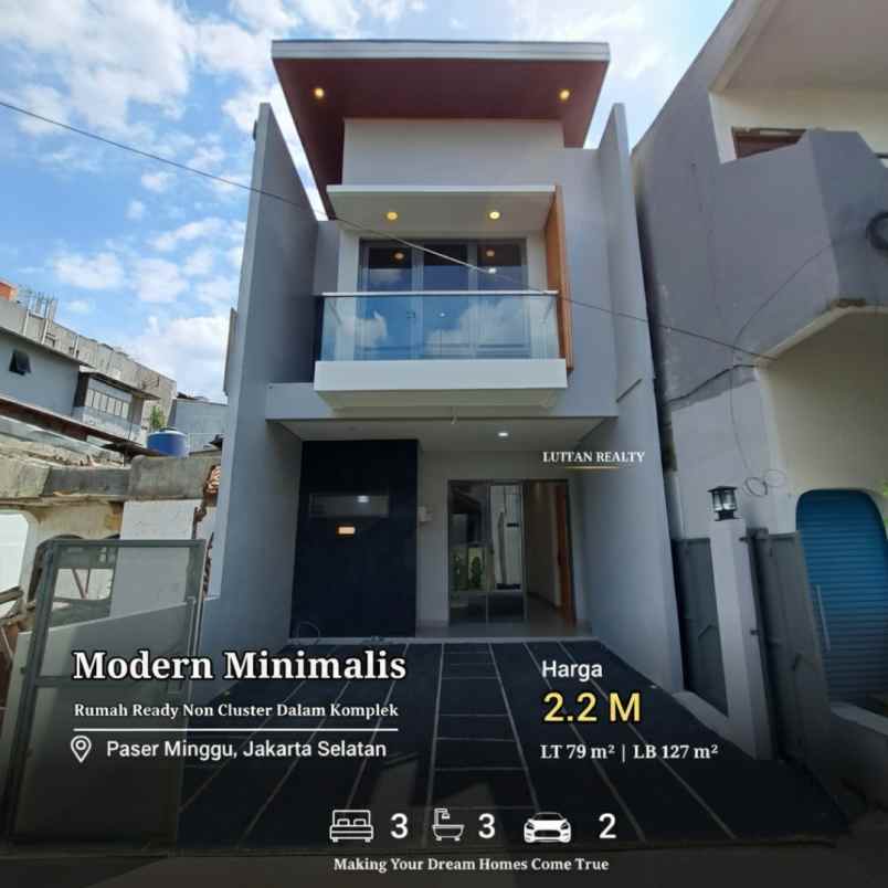 rumah pasar minggu dalam komplek