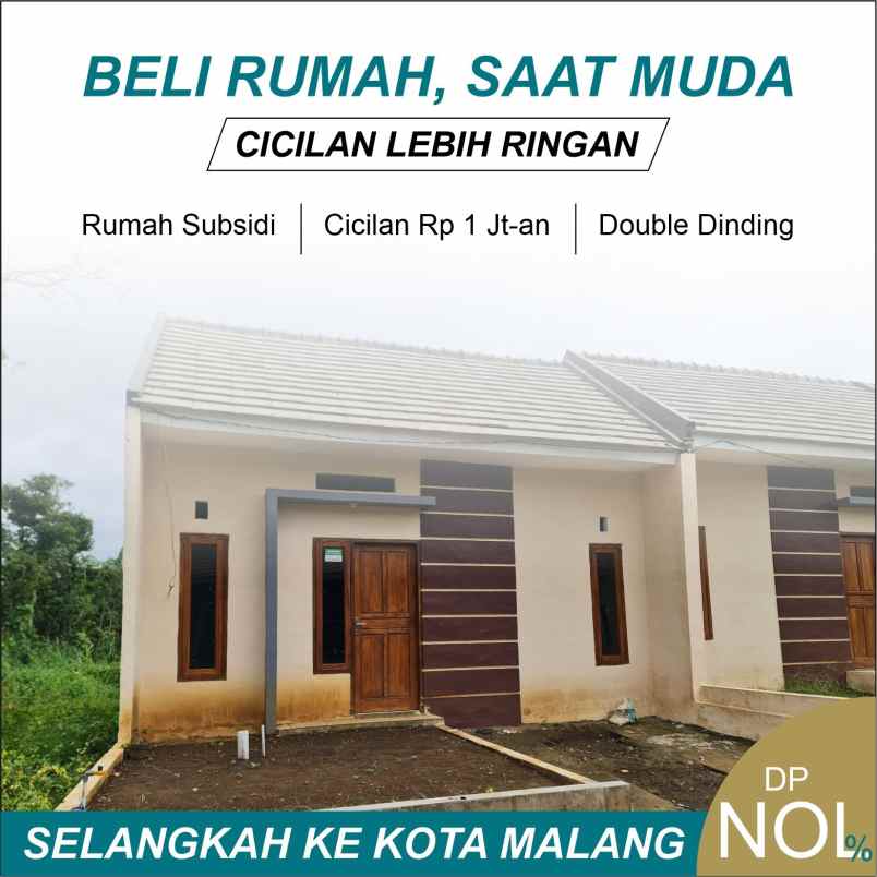 rumah subsidi 1 lantai di malang