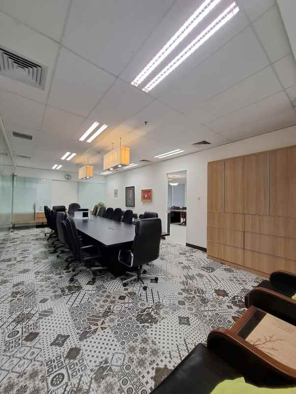 sewa office space sahid sudirman center full furnished