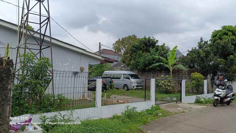 tanah dijual jalan anggrek pondok benda pamulang