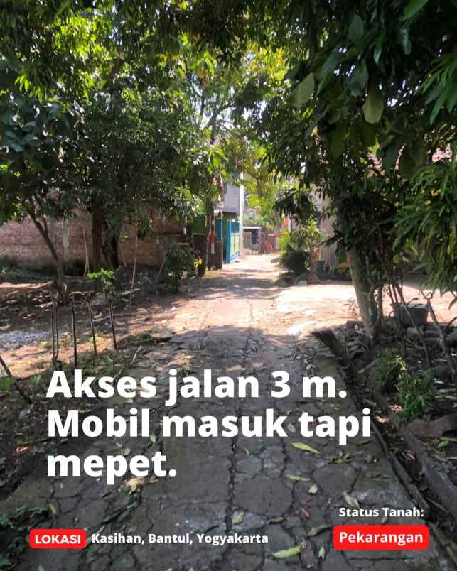 tanah dijual jogja dekat kampus umy kasihan