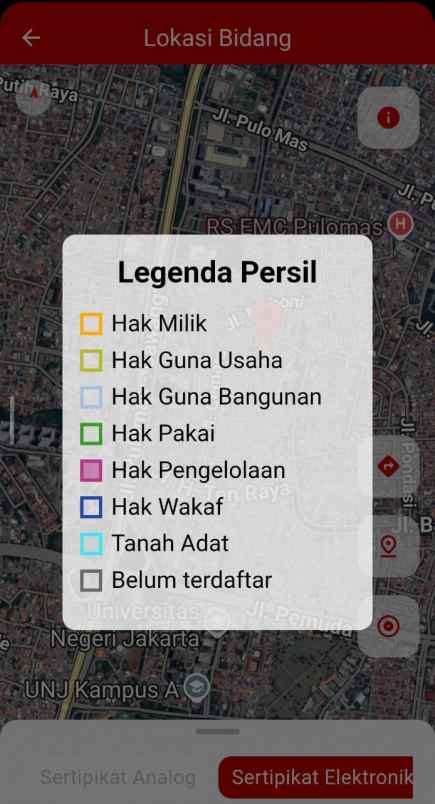 tanah lokasi strategis di pulomas jakarta timur