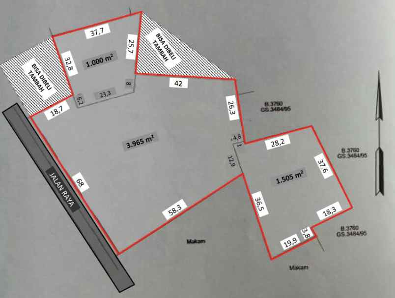 tanah luas strategis jalan raya serpong bsd rawabuntu