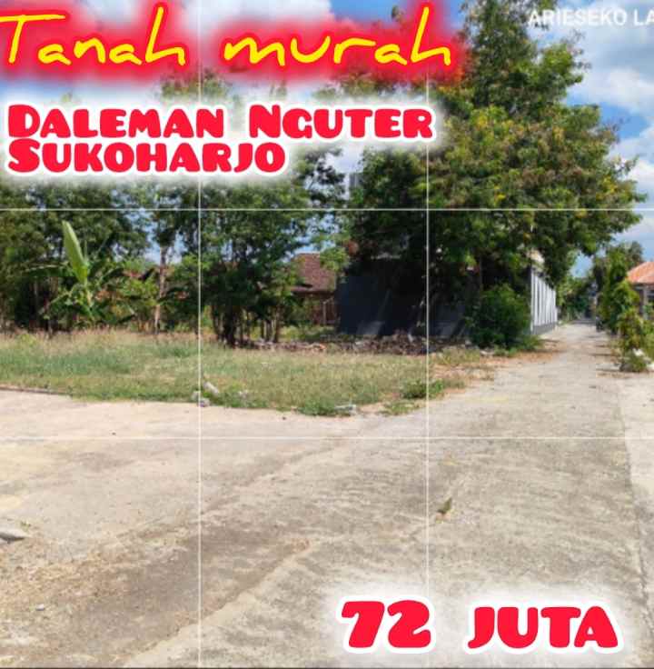 tanah murah daleman nguter sukoharjo