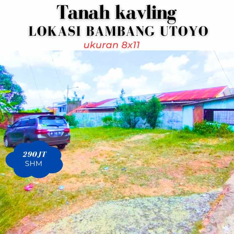 tanah murah lokasi bambang utoyo kota palembang