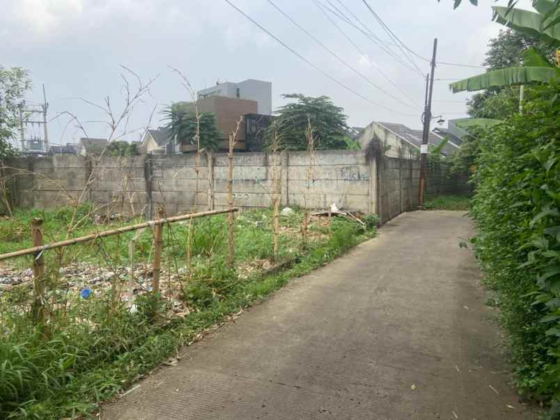 tanah siap bangun area mampang 2 km pintu tol sawangan