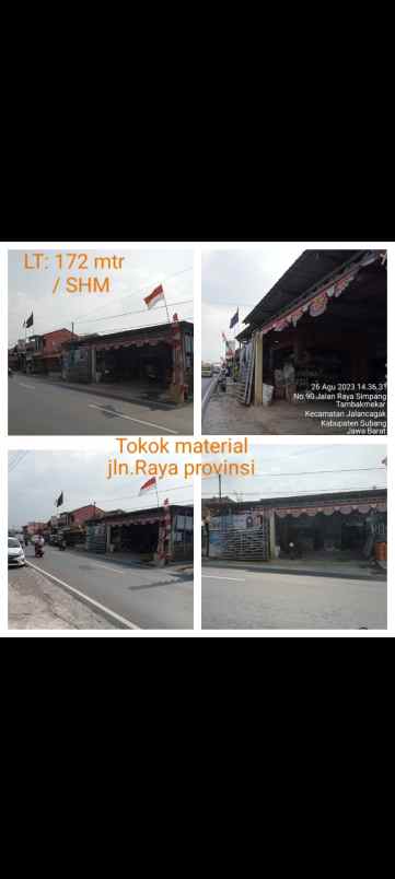 tokok material jalan cagak subang jawa barat