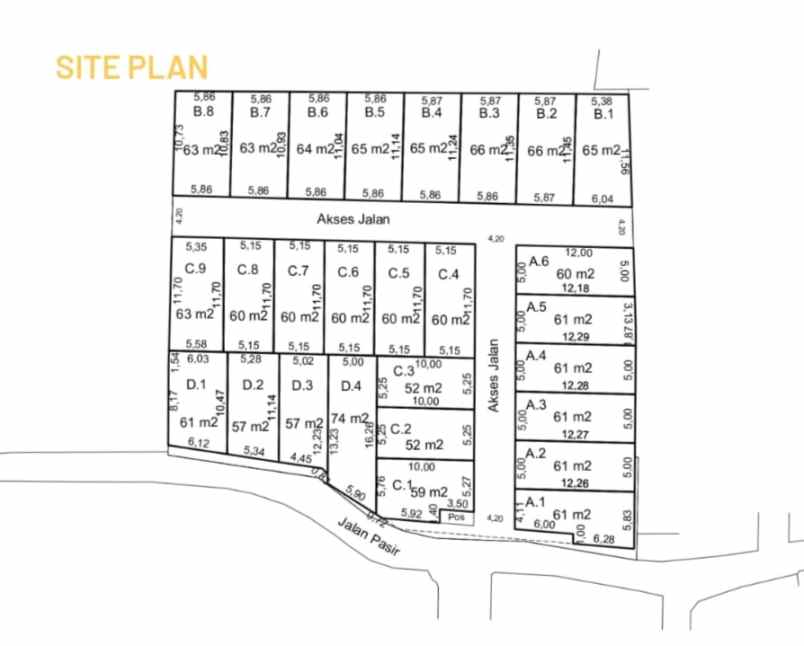 townhouse baru dan murah dia jagakarsa jakarta selatan