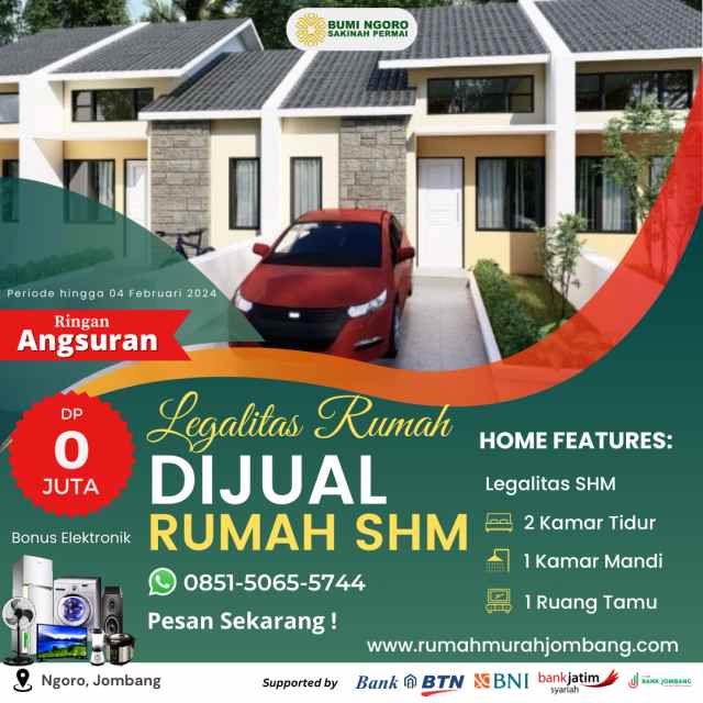 wa rumah dijual murah dibawah 200 juta 5 menit smpn 1