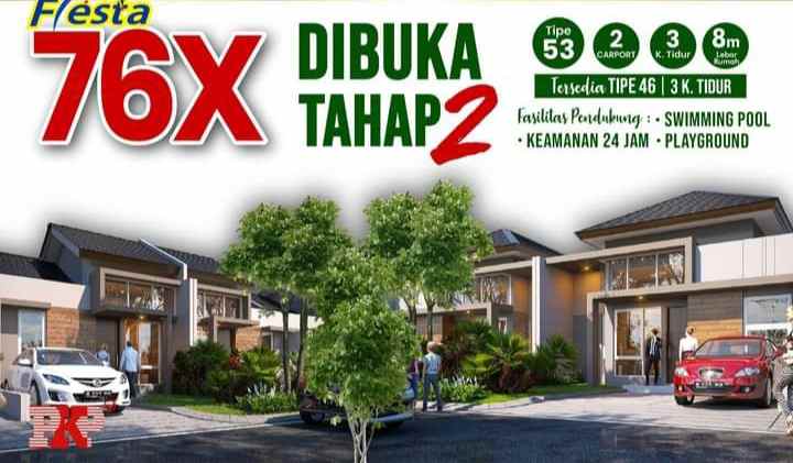 3kt 1km dijual rumah cluster murah tiban batam