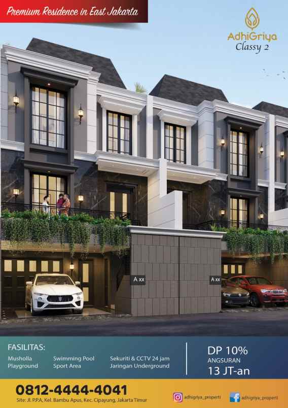 adhigriya classy bambuapus cipayung jakarta timur