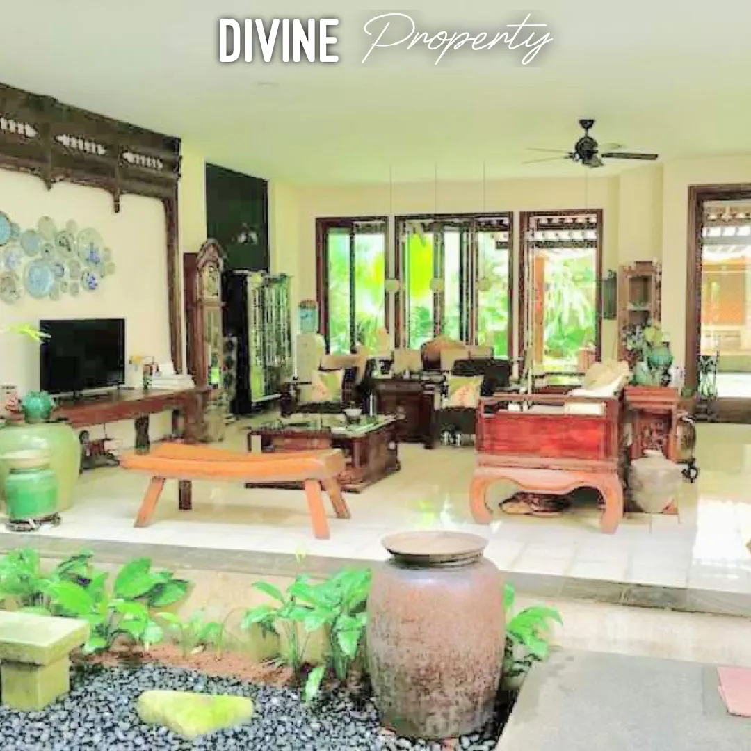 beautiful balinese style house at permata hijau