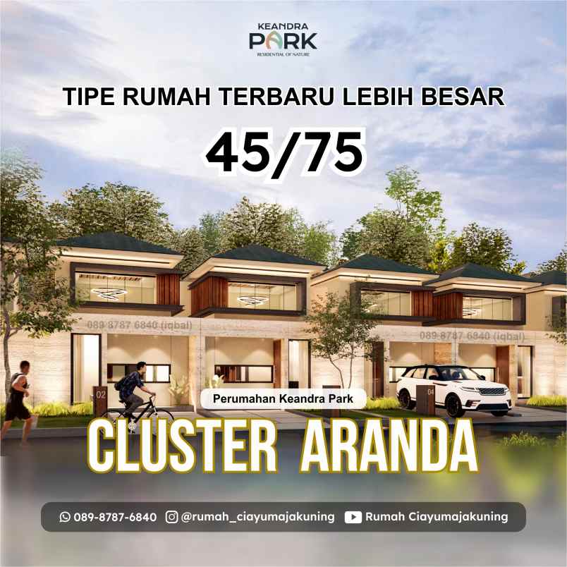 cluster aranda perumahan keandra park kota cirebon