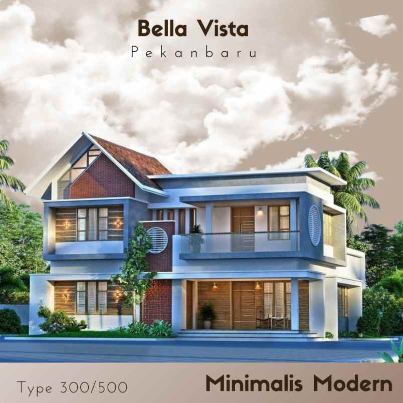 cluster premium siap huni di bella vista pekanbaru