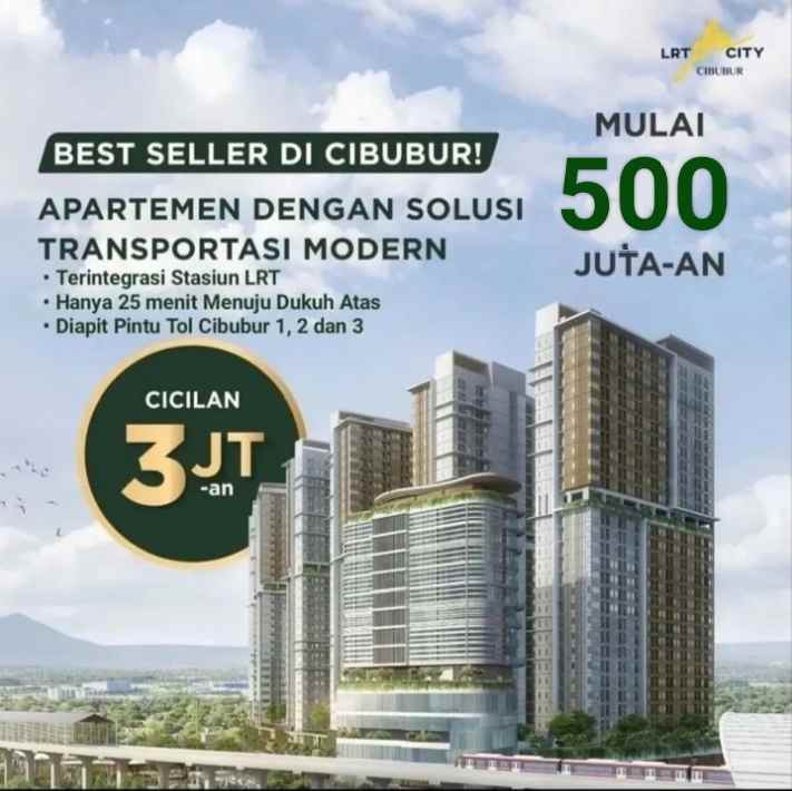 dijual apartemen kec cimanggis kota depok