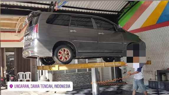 dijual cepat car wash plus cafe tengah kota ungaran