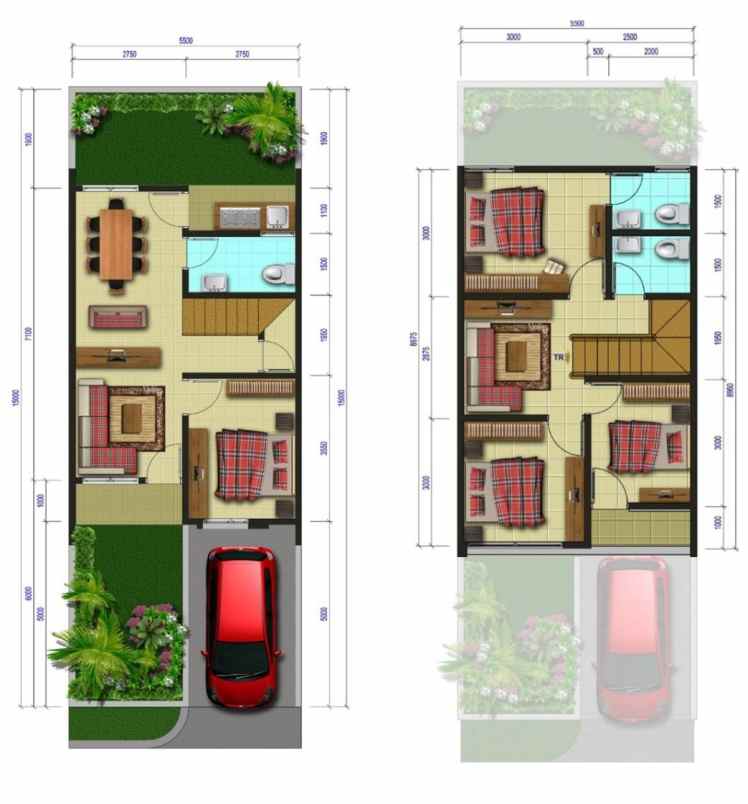 dijual cepat rumah 2 lantai golden bci bengkong laut