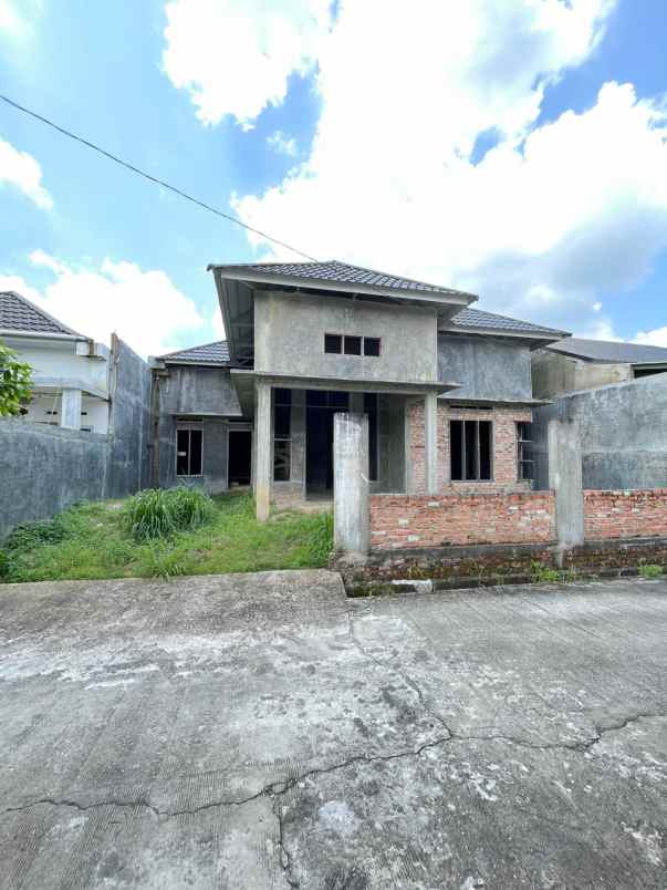 dijual cepat rumah mewah kondisi 75 panam pekanbaru