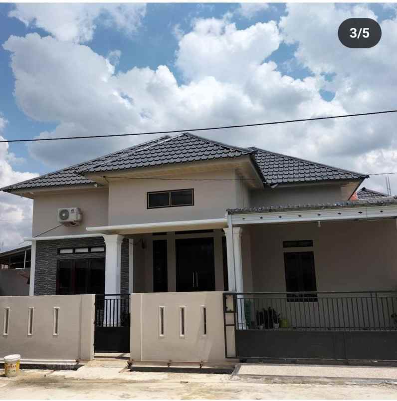 dijual cepat rumah mewah kondisi 75 panam pekanbaru