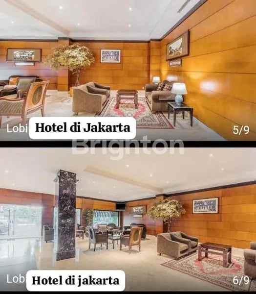 dijual hotel gambir jakarta pusat