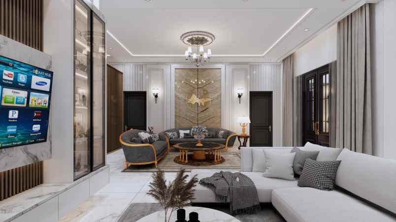 dijual hunian mewah 2 lantai di tengah kota pekanbaru