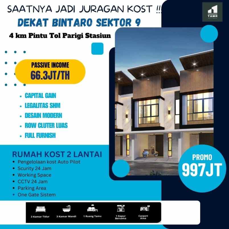 dijual kost bintaro sektor 9