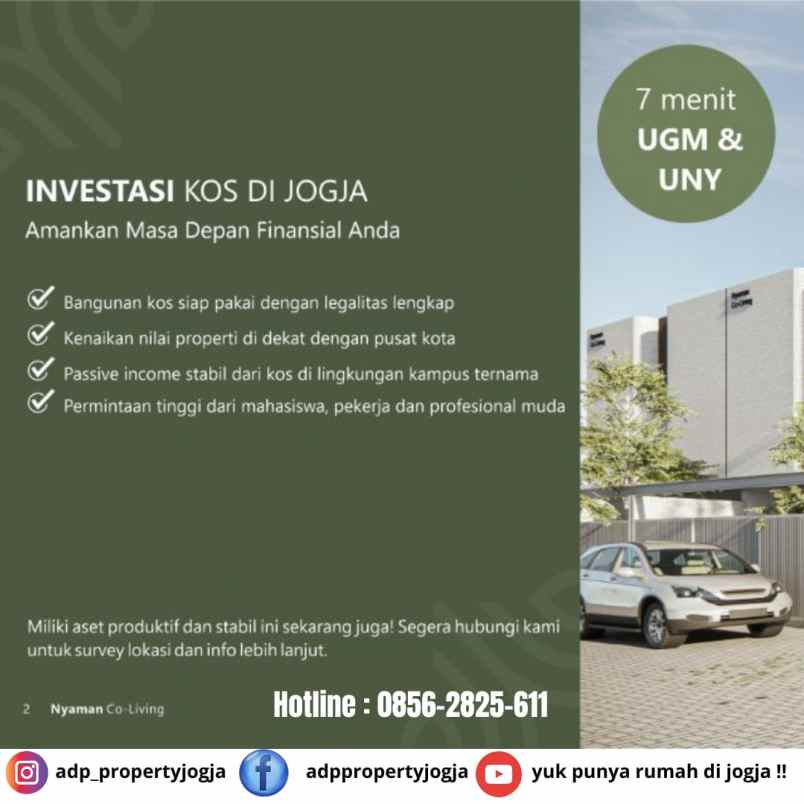 dijual kost pandega padma catur