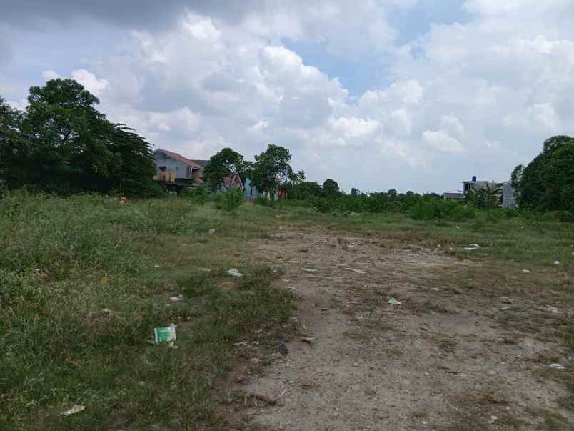 dijual lahan pinggir jalan raya di tarumajaya bekasi