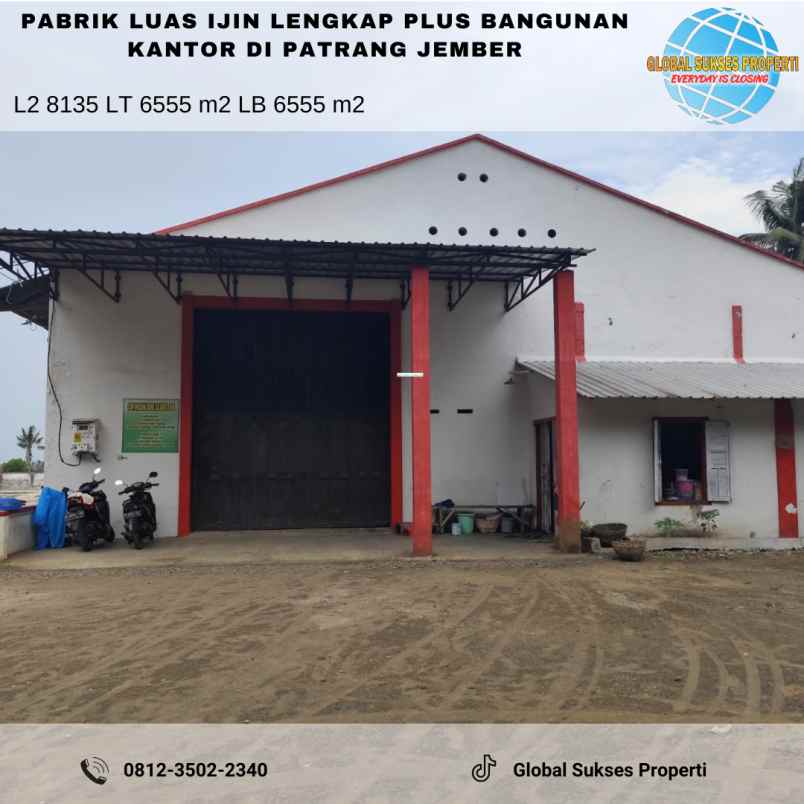 dijual ruko gudang kantor baratan