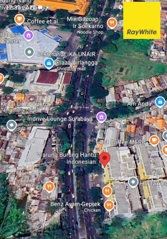 dijual ruko gudang kantor jalan ir h soekarno