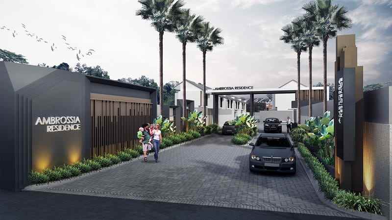 dijual rumah ambrosia residence