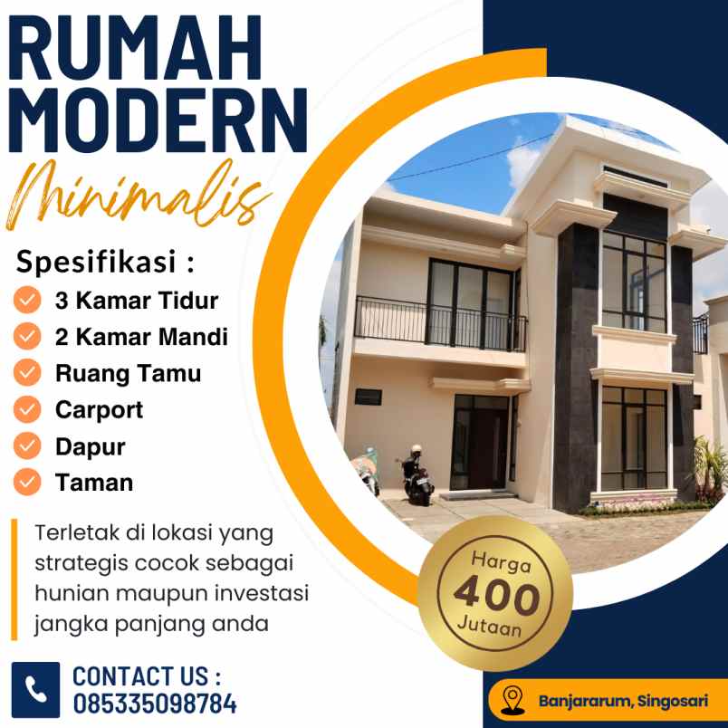 dijual rumah banjararum