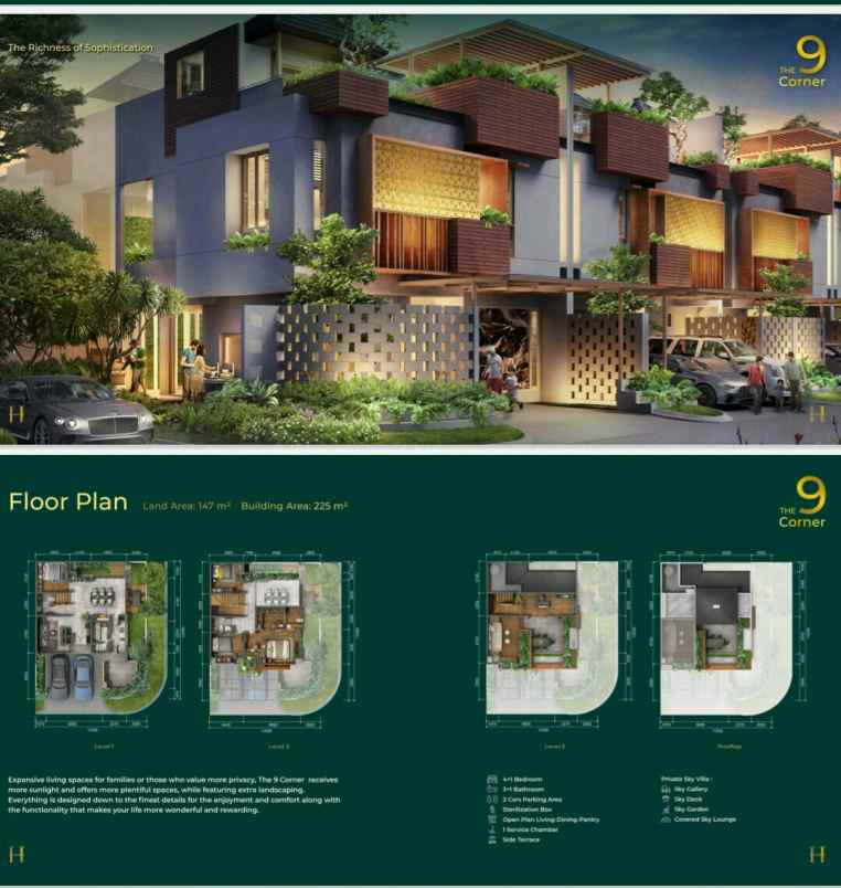 dijual rumah baru di heritage residence at puri 11