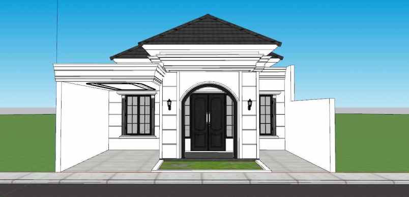 dijual rumah baru modern minimalis lokasi sawojajar 1