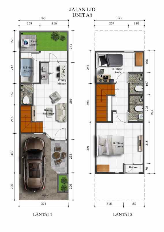 dijual rumah cakung pulo gadung jakarta