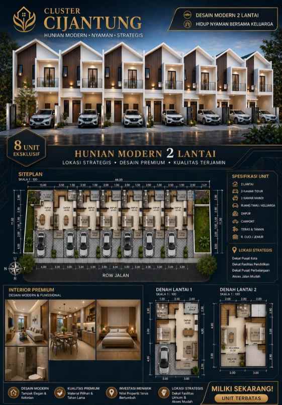dijual rumah cijantung