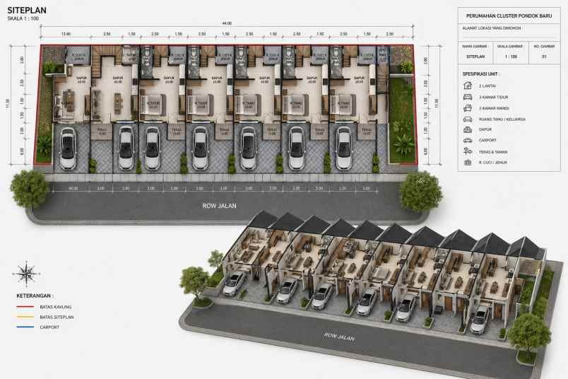 dijual rumah cijantung