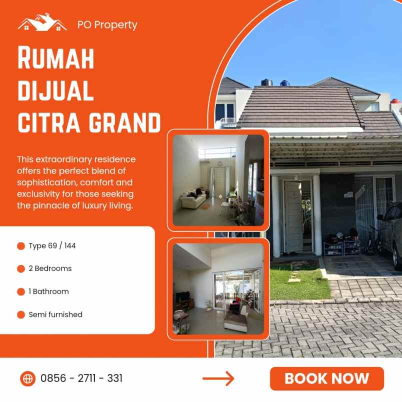 dijual rumah citra grand