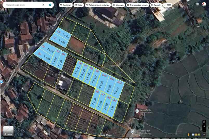 dijual rumah cluster 2 kamar tidur shm