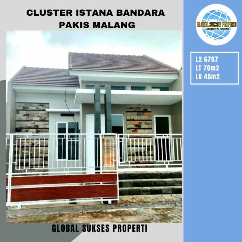 dijual rumah cluster istana bandara