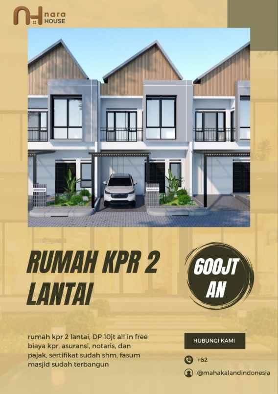 dijual rumah cluster nara house