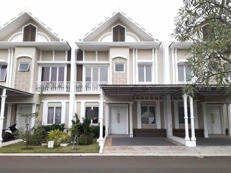 dijual rumah cluster thames jgc jakarta