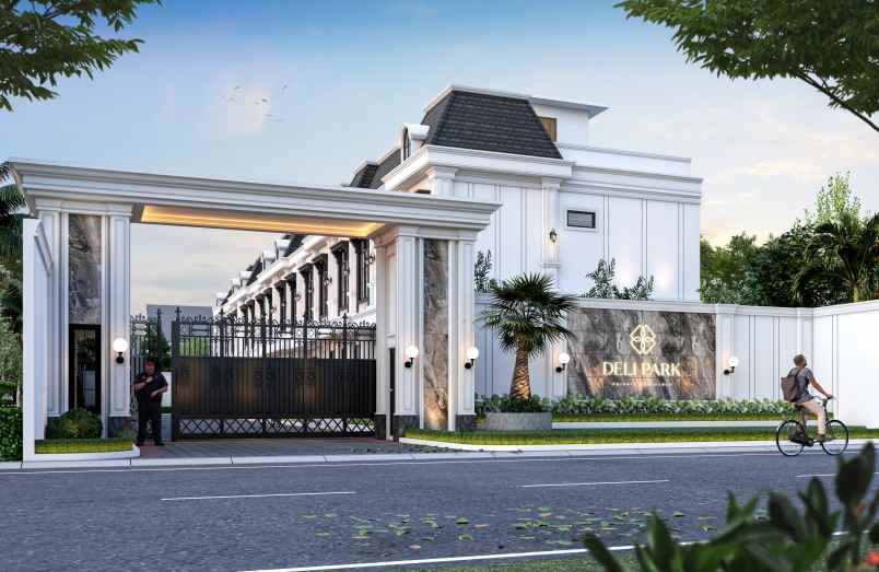 dijual rumah deli park private