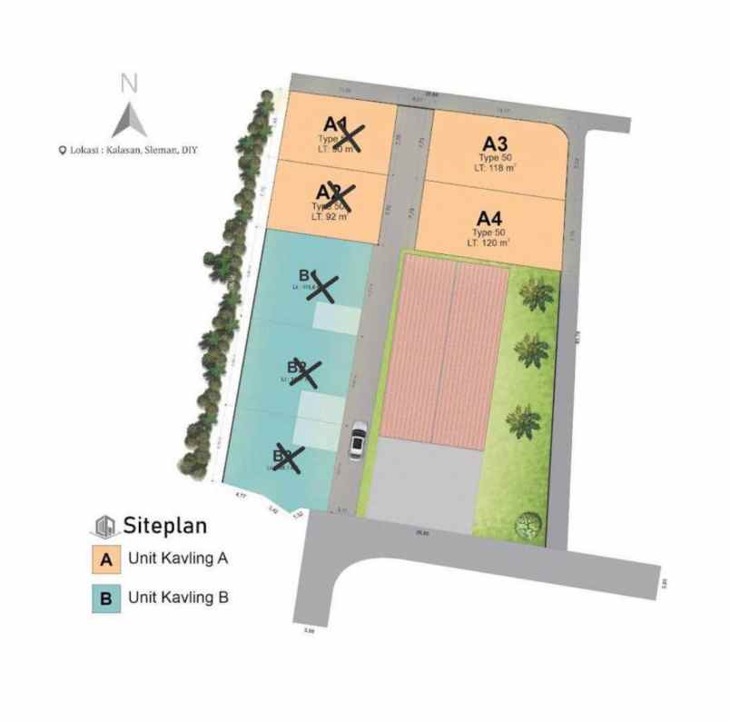 dijual rumah desain modern di kalasan