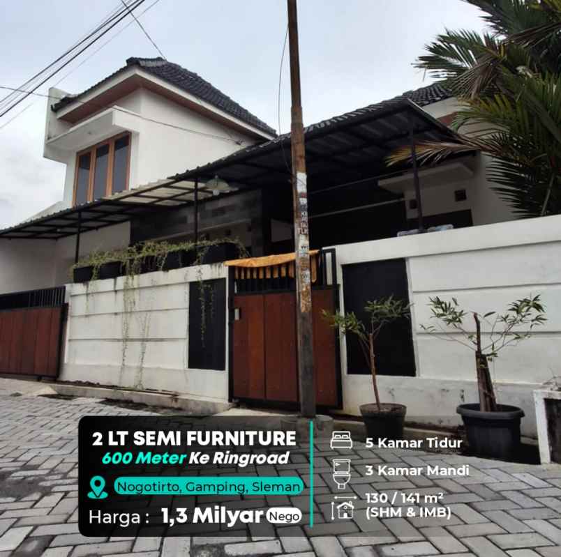 dijual rumah gamping sleman