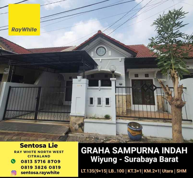 dijual rumah graha sampurna indah