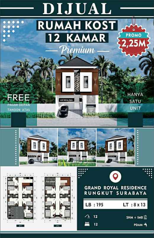 dijual rumah grand royal