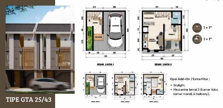 dijual rumah green teracce