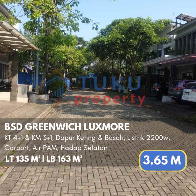 dijual rumah greenwich bsd gading