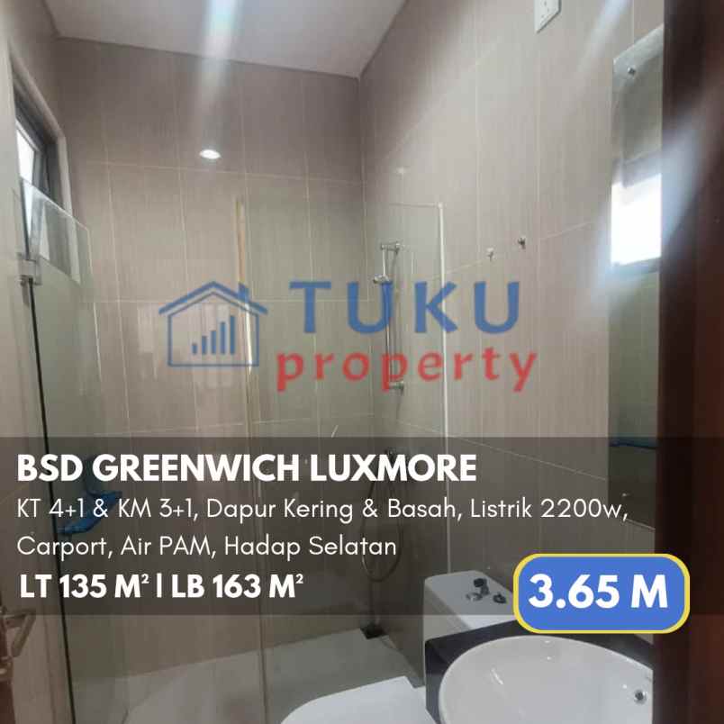 dijual rumah greenwich bsd gading